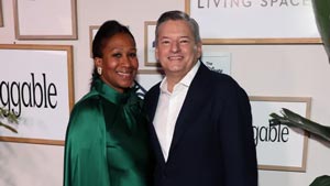 Nicole Avant and Ted Sarandos attend the 4th annual A Sense of Home gala on Oct. 24 in Los Angeles.